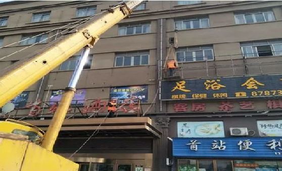 融水安装较高的门店招牌有什么好的方法？